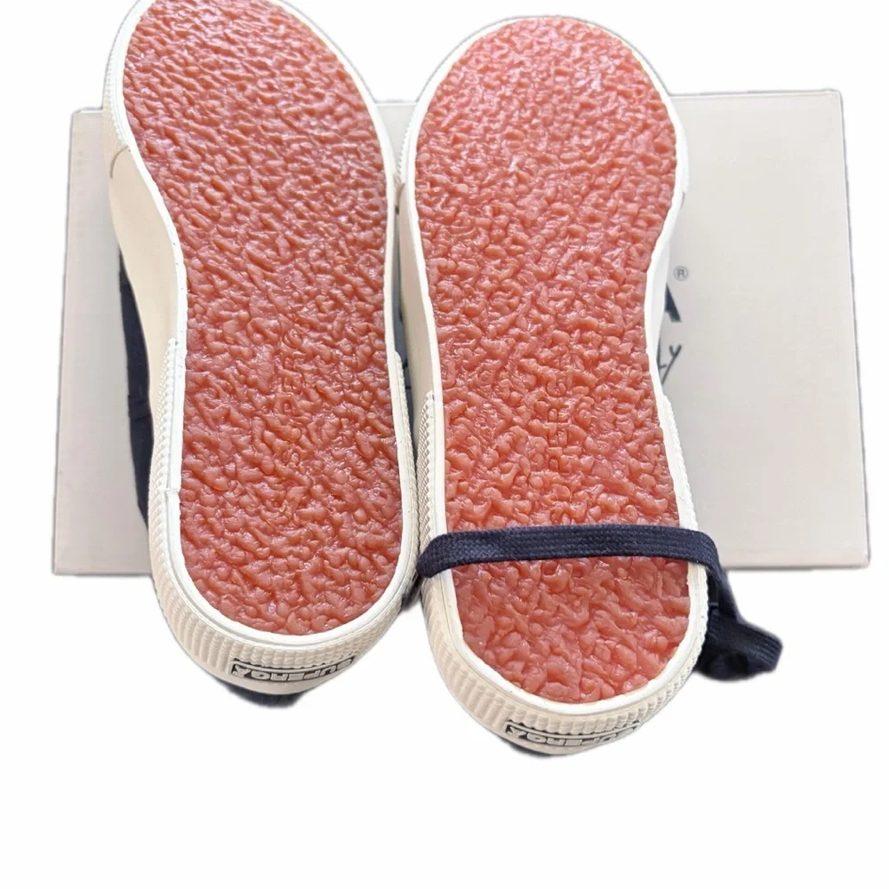 Superga Navy Platform Sneakers - Picture 7 of 7